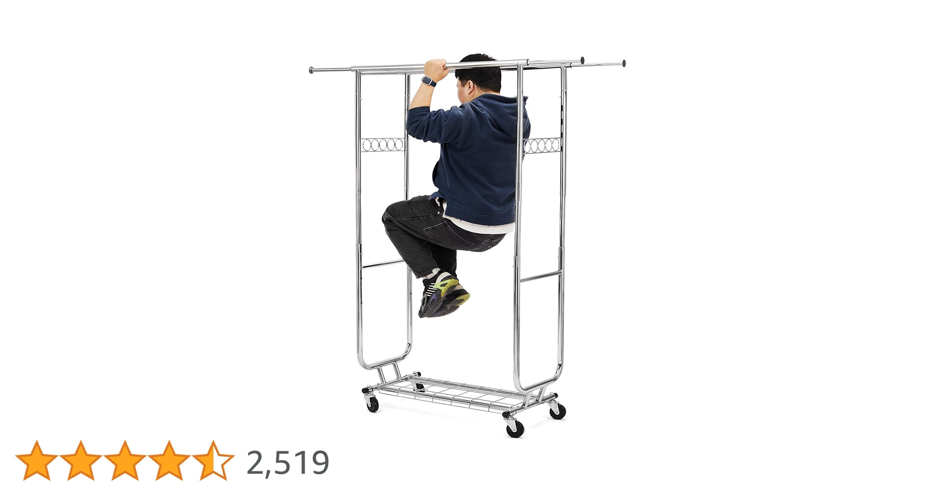 Amazon｜HOKEEPER ハンガーラック パイプハンガーラック 耐荷重150KG